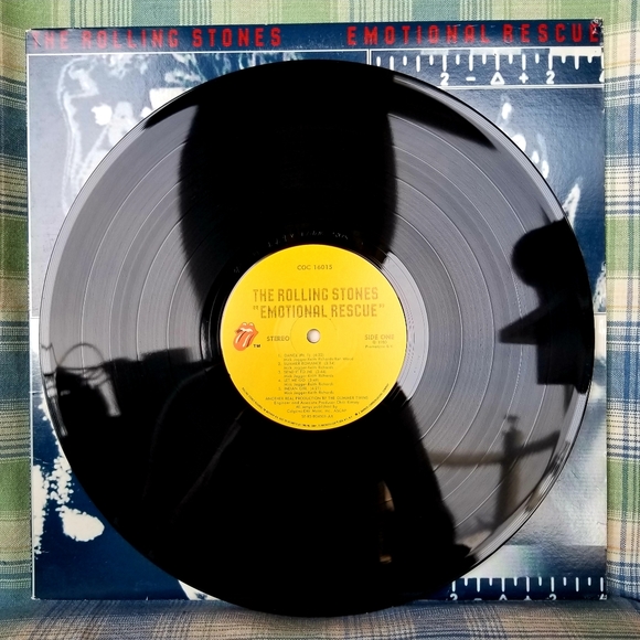 Rolling Stones-Emotional Rescue-Vinyl Record Album - Picture 2 of 3